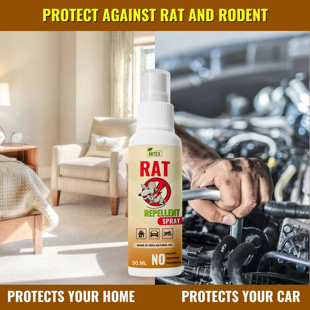 Rat Repellent Spray - Safe, Effective Rat Protection (100 ML)