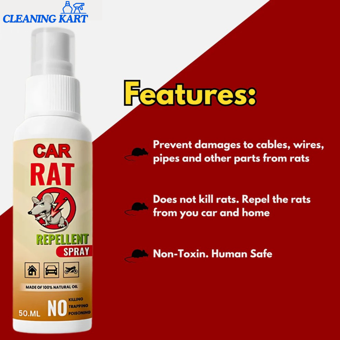 No Entry Rat Repellent Car Spray - Pack of 2