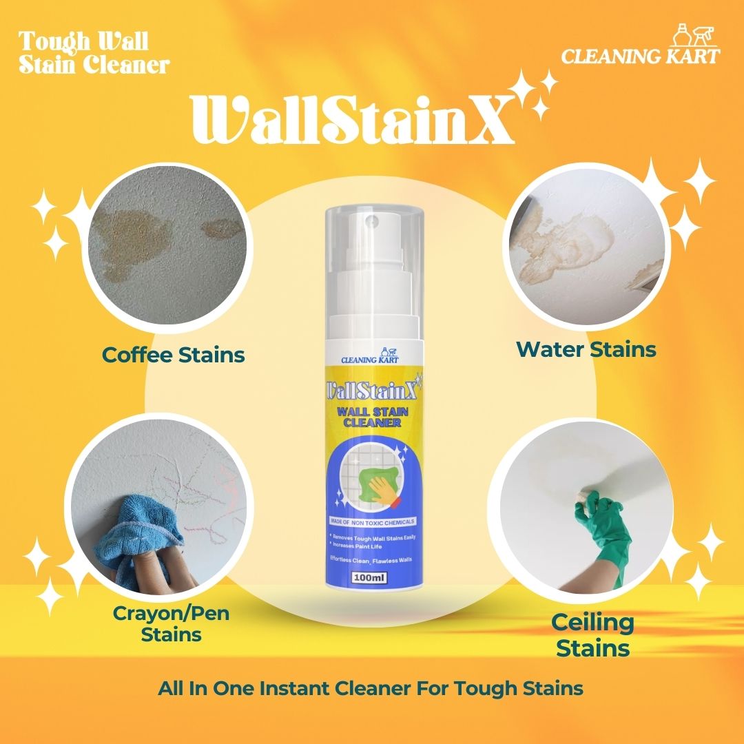 Wall Stain X - Instant Wall Stain Removal Spray For Home | Pack Of 2