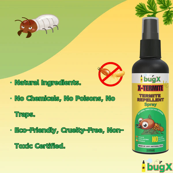 X-TERMITE Termite Repellent Spray | Deemak Spray for Home - Pack of 2