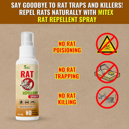 Rat Repellent Spray - Safe, Effective Rat Protection (100 ML)