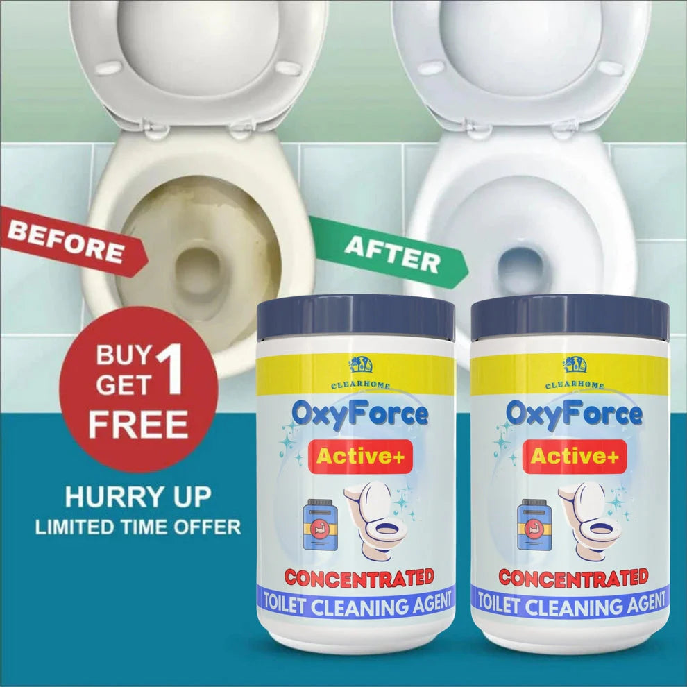 OxyForce Active+ Concentrated Toilet Cleaning Agent [ Pack of 2 ]