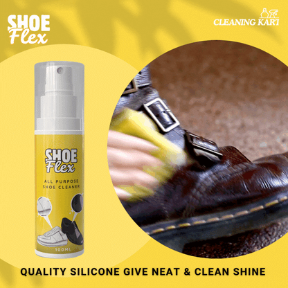 ShoeFlex – Ultimate Shoe Shine & Stain Removal Spray | Pack of 2