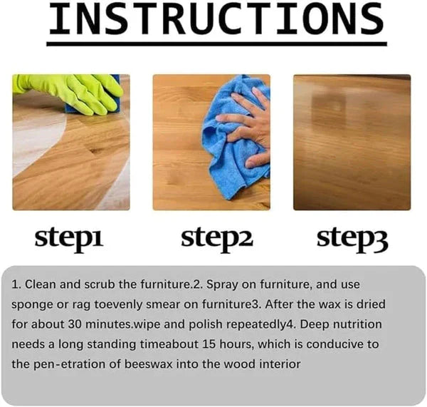 Beeswax Spray Furniture Polish [Buy 1 Get 1 Free]