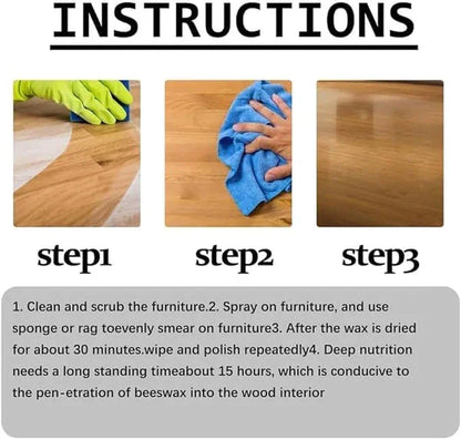 Beeswax Spray Furniture Polish [Buy 1 Get 1 Free]